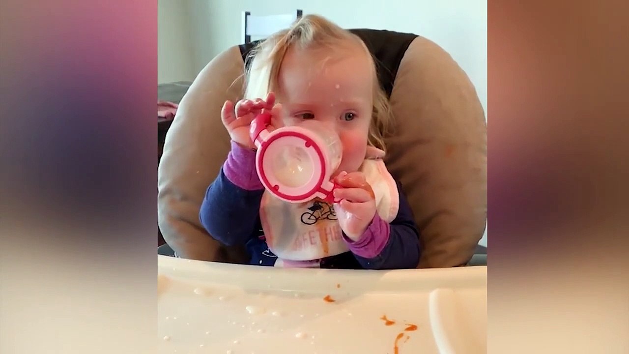 Funny Babies Drink Fails