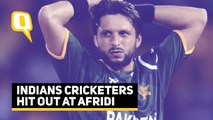 Indian Cricketers Hit Out at Shahid Afridi for His Comments on PM Modi and Kashmir | The Quint