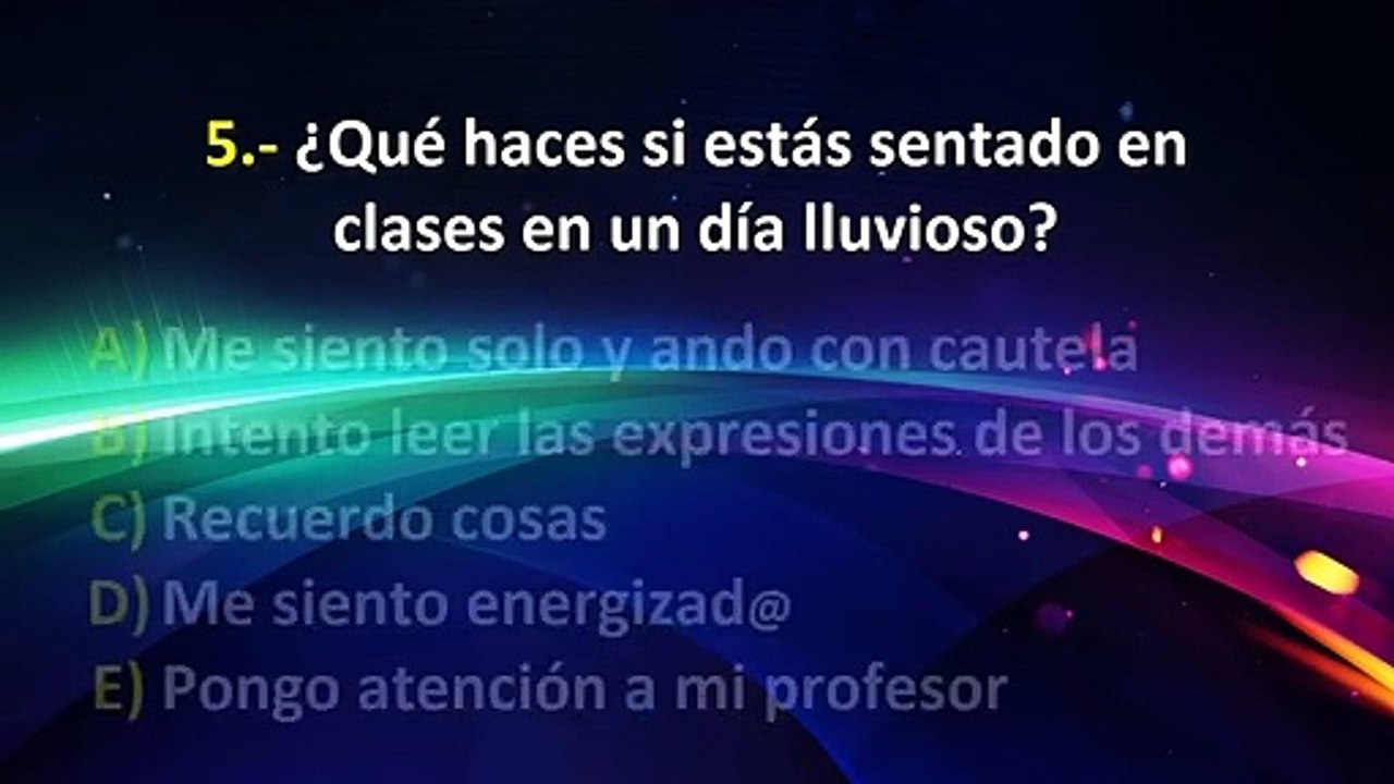 ¿Cuál es tu sexto sentido ?