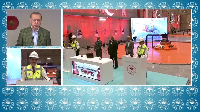 Ilısu Barajı Enerji Santrali 1. Tribün Devreye Alınma Töreni - Bakan Pakdemirli (1) - MARDİN