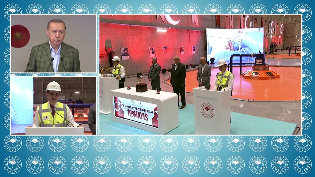 Ilısu Barajı Enerji Santrali 1. Tribün Devreye Alınma Töreni - Bakan Pakdemirli (1) - MARDİN