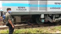 Trains chained to tracks as station prepares for super cyclone in eastern India