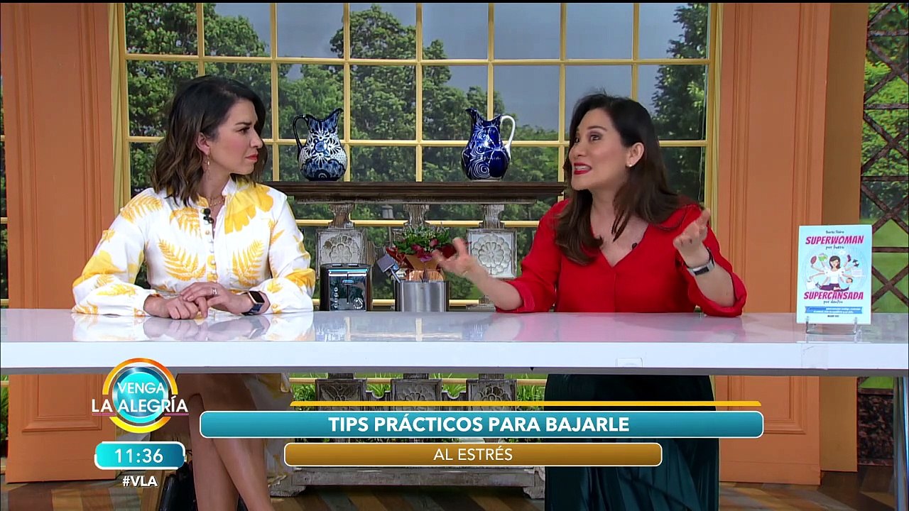 Aprende a bajar tu estrés con estos tips de nuestra experta. | Venga La Alegría