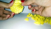 Cómo hacer un origami 3d de una piña