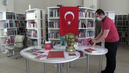 'Atatürk' temalı kitap sergisi, bu yıl gençlere sosyal medyadan ulaştırıldı - BİLECİK