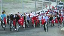 Nevşehir’de 101 bisikletliden 19 Mayıs korteji