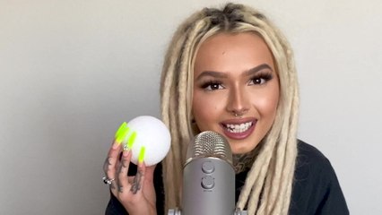 Zhavia Does ASMR with Styrofoam Balls, Talks Accomplishing Goals & "Waiting"