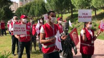 Türk Kızılayın gönüllü gençlerinden 19 Mayıs kutlaması - ADANA