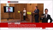 The News at No 10 coronavirus briefing