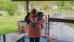 Son Gifts Hug Machine to his Mom on Mother's Day During Quarantine