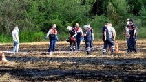 Muğla'da yanan yulaf tarlasında emekli savcının cesedi bulundu