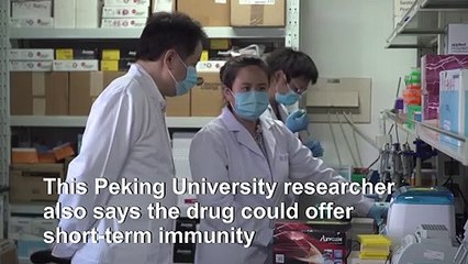 Scientists in China believe new drug can stop pandemic 'without vaccine'
