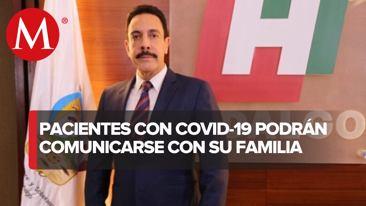Gobernador de Hidalgo entrega tablets a pacientes por covid 19