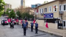 İstanbul’daki polis merkezlerinden “sosyal mesafeli” 19 Mayıs kutlaması