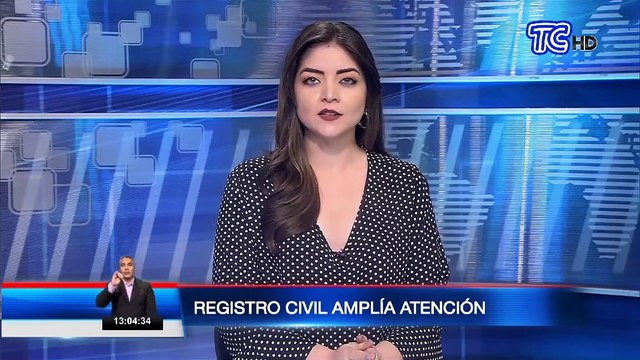 Registro Civil ampliará sus horarios de atención desde las 08h00 a 17H00 en cantones con semáforo amarillo
