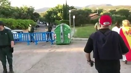 Cacerolada en  Galapagar