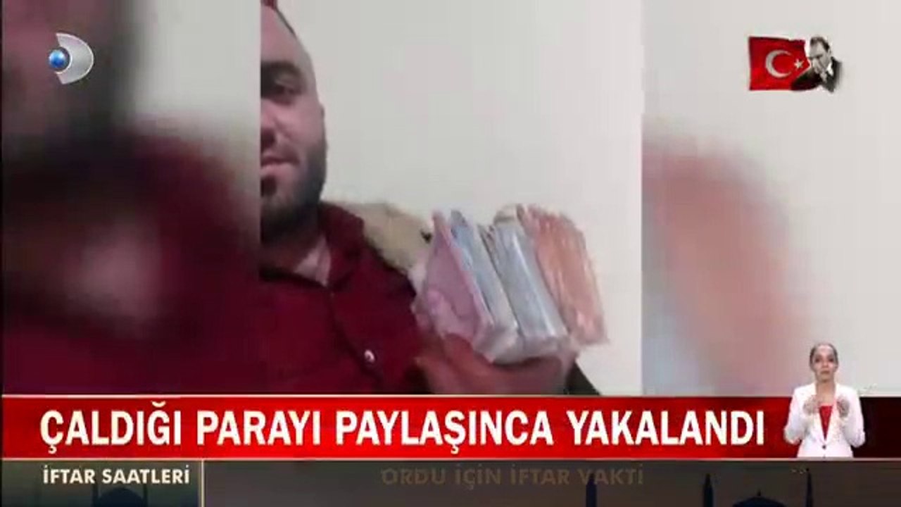 Çaldığı paraları sosyal medyada paylaşınca polise yakalandı!