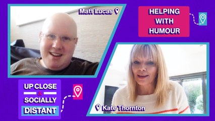 Matt Lucas, Jenni Steele and Ruth Chaloner chat to Kate Thornton on Up Close and Socially Distant