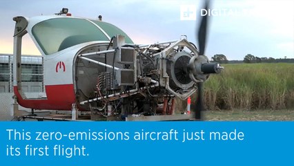 This zero-emissions aircraft just made its first flight.