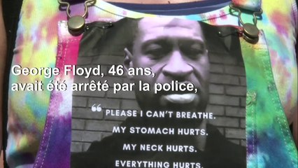 USA: Manifestation après la mort d'un homme noir aux mains de la police