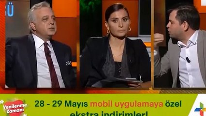 Canlı yayını geren küfür tartışması