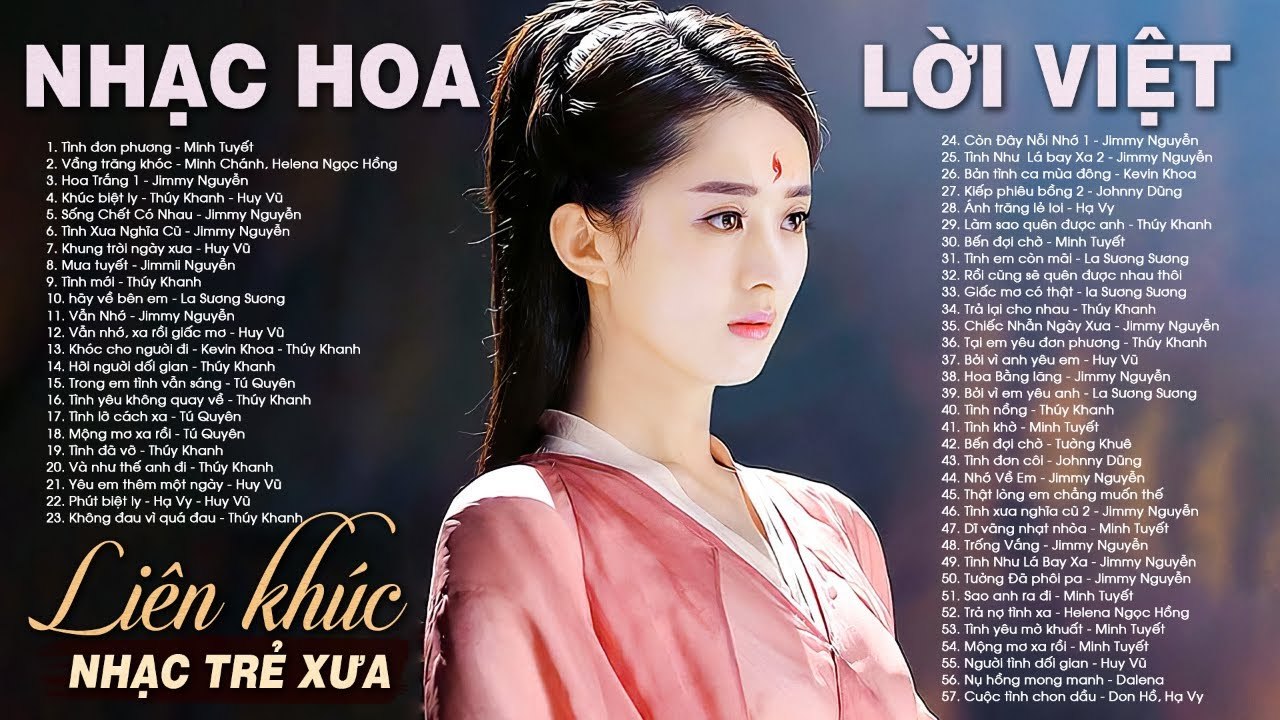 TÌNH ĐƠN PHƯƠNG, VẦNG TRĂNG KHÓC - Liên Khúc Nhạc Hoa Lời Việt, Nhạc Trẻ Xưa 8X 9X Bất Hủ Một Thời