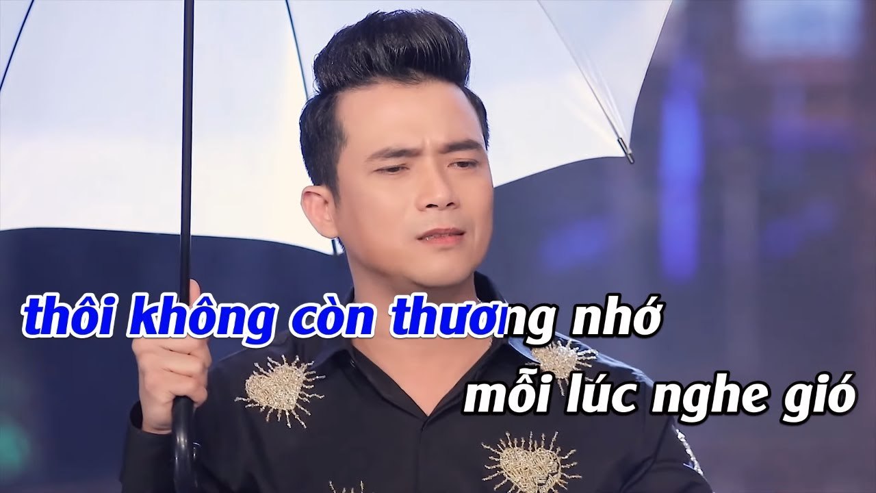Karaoke  Chuyện Đêm Mưa - Lê Sang