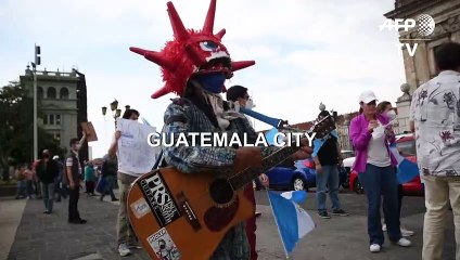 Guatemalans protest for lifting of virus lockdown