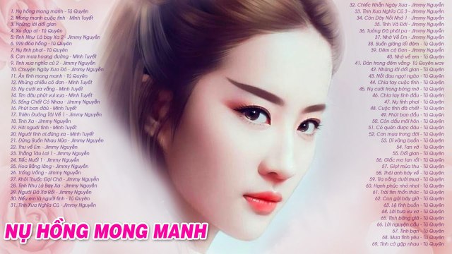 NHẠC HOA LỜI VIỆT - LK Nụ Hồng Mong Manh, Mong Manh Cuộc Tình - 7749 Nhạc Trẻ Xưa 7X 8X 9X Bất Hủ