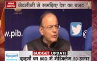 Finance Minister Arun Jaitley addresses the media after presenting the Union Budget 2018