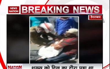 Traffic Police personnel saves a man suffering from cardiac arrest in Hyderabad