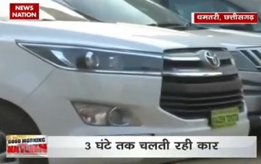 BJP Leader Khubchand Parakh uses official car for mobile charging for hours