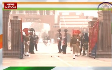 Soldiers celebrate Republic Day at Attari-Wagah border