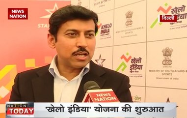 Sports Minister Rajyavardhan Singh Rathore launches  'Khelo India' campaign in New Delhi