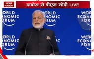 PM Narendra Modi speaks at World Economic Forum in Davos