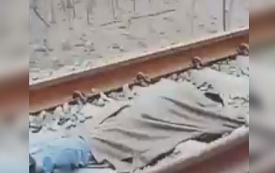 Kashmiri youth lets speeding train run over him