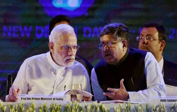 PM Modi meets Law Minister Ravi Shankar Prasad over SC judges issue