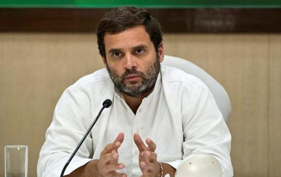 Congress President Rahul Gandhi speaks over the ongoing SC judges issue