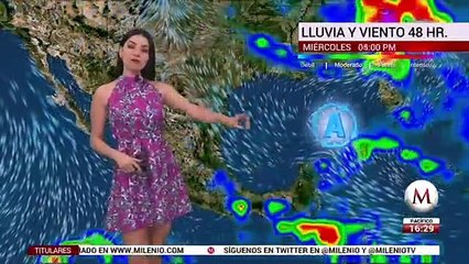 El clima para mañana 20 de mayo, con Sandy Tok