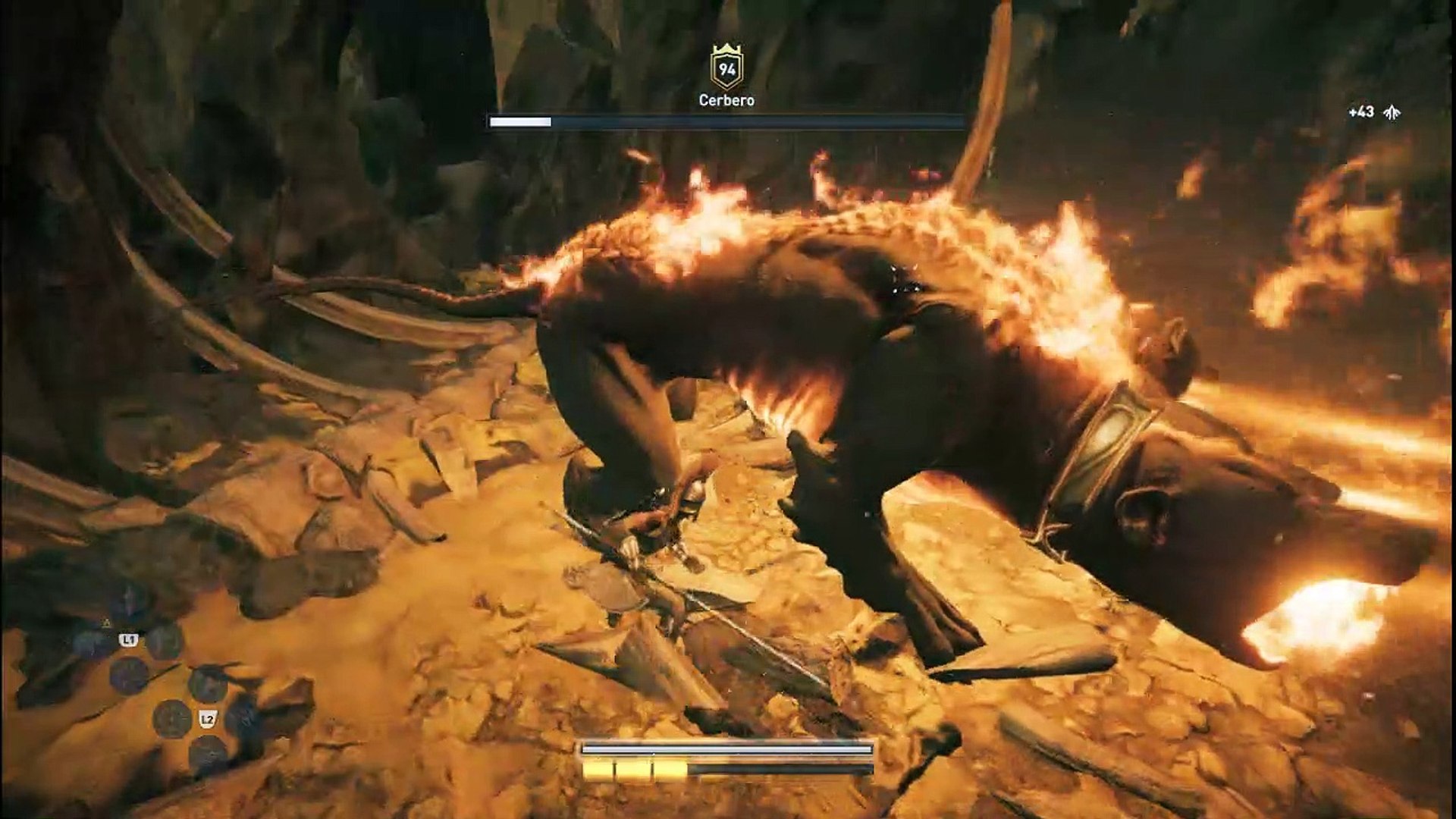 ⁣Assassin’s Creed® Odyssey Atlantis, Gameplay 15, Derrotando a Cerbero y buscando a Caronte de parte 