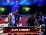 Dragón Rojo Jr. & Último Guerrero © vs Blue Panther & Diamante Azul for the CMLL World Tag Team Championship