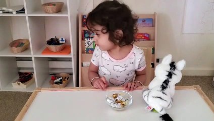 Can This Little Girl Resist Candy Temptation?