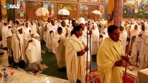 Ethiopia - Tewahedo Priests Chanting At Saint Maryam Church In Lalibela