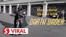 'Darth Vader' shows lighter side of coronavirus protection
