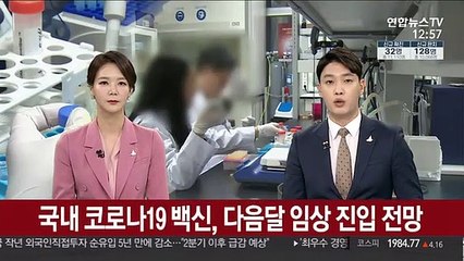 국내 코로나19 백신, 다음 달 임상 진입 전망