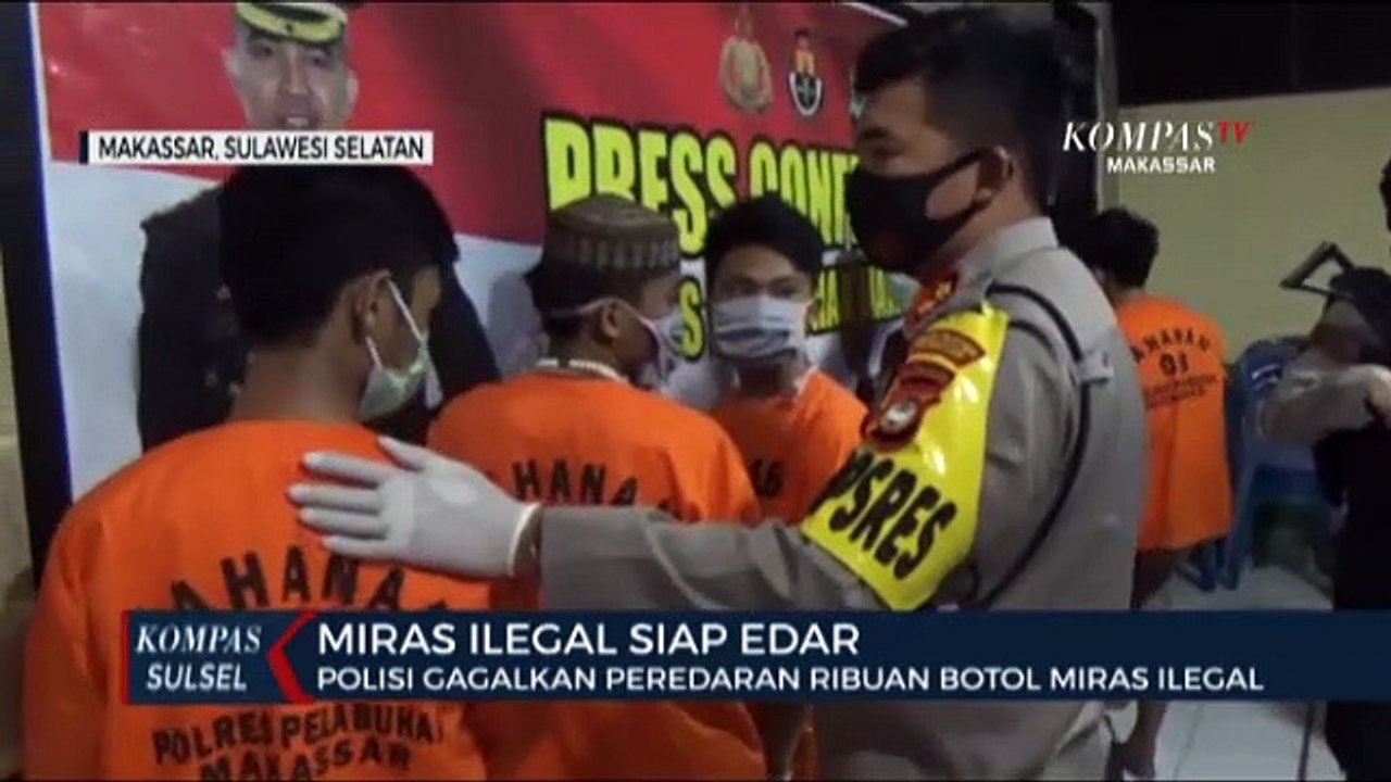 Polisi Gagalkan Peredaran Ribuan Botol Miras Ilegal