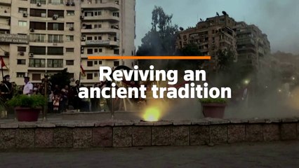 Cairo revives tradition of breaking fast in Ramadan with cannon fire