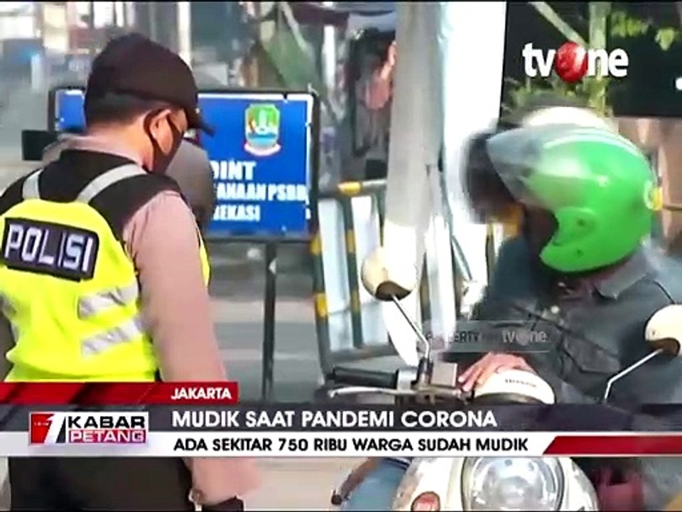 750 Ribu Warga DKI Sudah Mudik ke Kampung Halaman