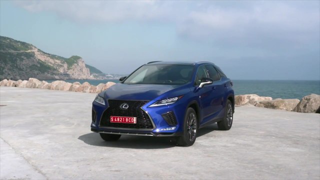 2020 Lexus RX 300 F Sport Exterior Design in Blue