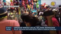 Polisi Temukan Ratusan Botol Miras Disebuah Warung